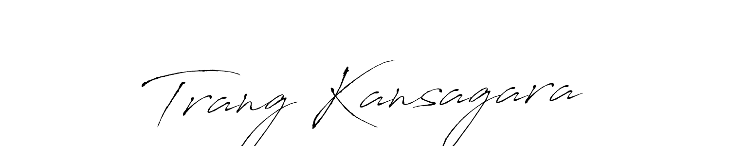 Best and Professional Signature Style for Trang Kansagara. Antro_Vectra Best Signature Style Collection. Trang Kansagara signature style 6 images and pictures png