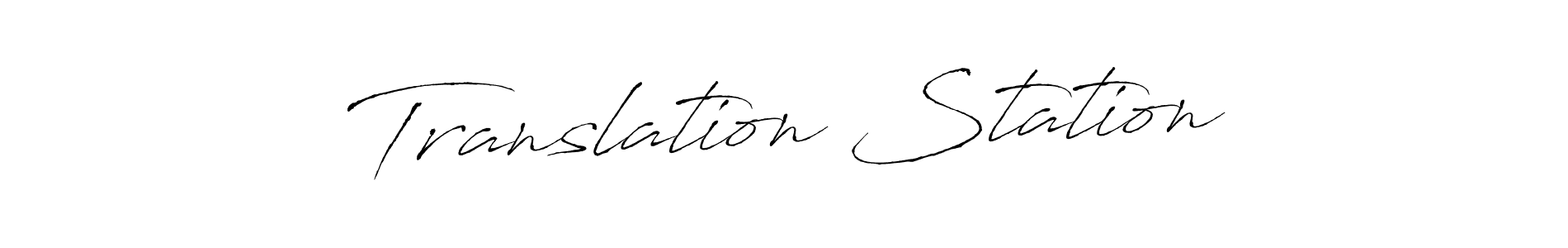 How to make Translation Station signature? Antro_Vectra is a professional autograph style. Create handwritten signature for Translation Station name. Translation Station signature style 6 images and pictures png