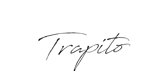 How to make Trapito signature? Antro_Vectra is a professional autograph style. Create handwritten signature for Trapito name. Trapito signature style 6 images and pictures png