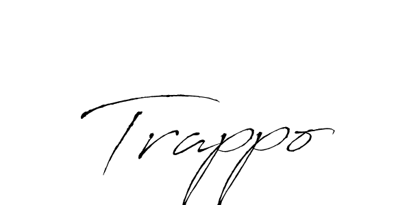How to make Trappo name signature. Use Antro_Vectra style for creating short signs online. This is the latest handwritten sign. Trappo signature style 6 images and pictures png