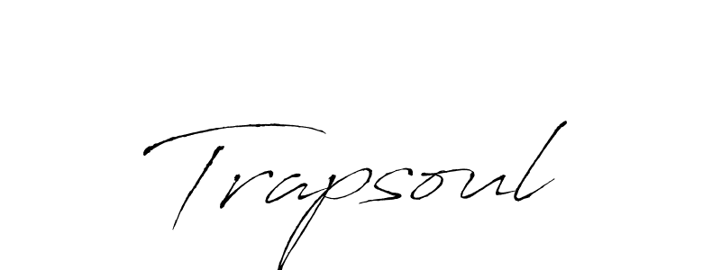 Design your own signature with our free online signature maker. With this signature software, you can create a handwritten (Antro_Vectra) signature for name Trapsoul. Trapsoul signature style 6 images and pictures png