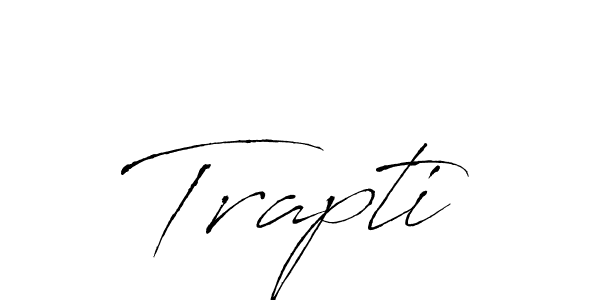 Make a beautiful signature design for name Trapti. With this signature (Antro_Vectra) style, you can create a handwritten signature for free. Trapti signature style 6 images and pictures png