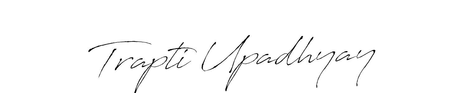 Make a beautiful signature design for name Trapti Upadhyay. Use this online signature maker to create a handwritten signature for free. Trapti Upadhyay signature style 6 images and pictures png