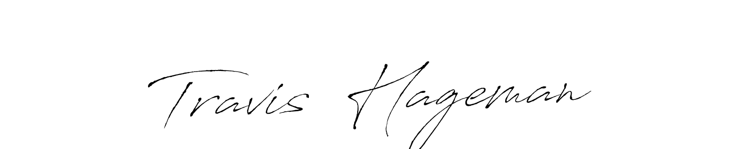 Antro_Vectra is a professional signature style that is perfect for those who want to add a touch of class to their signature. It is also a great choice for those who want to make their signature more unique. Get Travis  Hageman name to fancy signature for free. Travis  Hageman signature style 6 images and pictures png