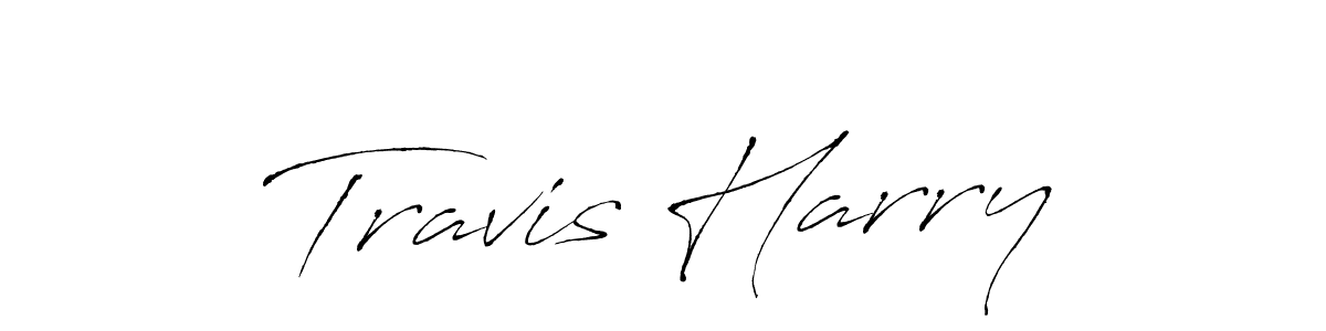 How to make Travis Harry name signature. Use Antro_Vectra style for creating short signs online. This is the latest handwritten sign. Travis Harry signature style 6 images and pictures png