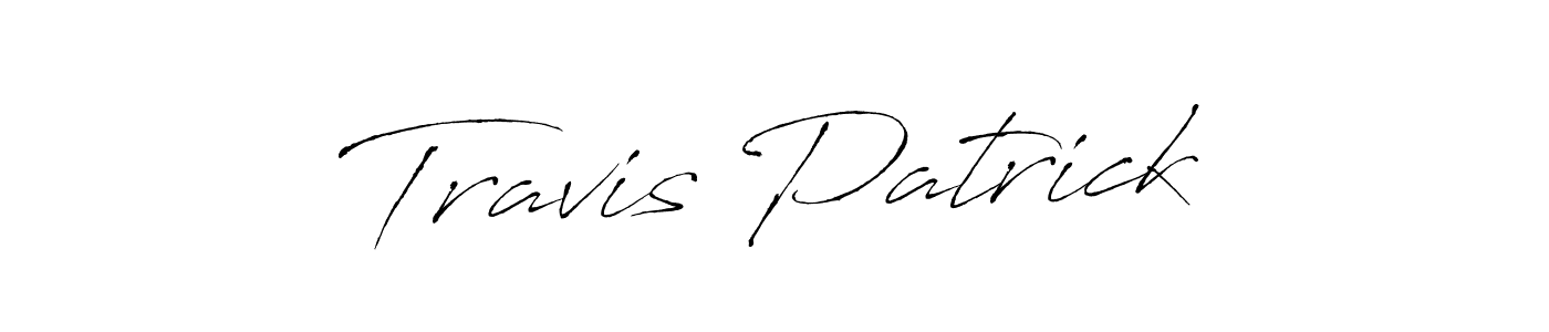 It looks lik you need a new signature style for name Travis Patrick. Design unique handwritten (Antro_Vectra) signature with our free signature maker in just a few clicks. Travis Patrick signature style 6 images and pictures png