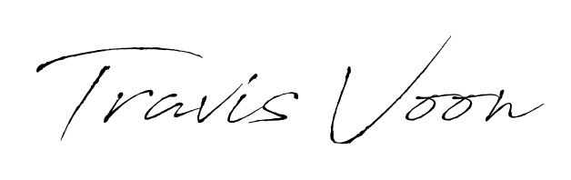 An effortless, minimalist signature concept for Travis Voon using Antro_Vectra design. Clean lines that look great on any document. Travis Voon signature style 6 images and pictures png