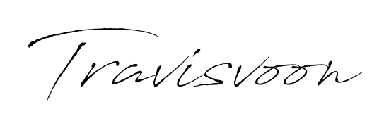 Get inspired by this graceful Antro_Vectra signature style for name Travisvoon. Smooth loops and balanced proportions for everyday use. Travisvoon signature style 6 images and pictures png