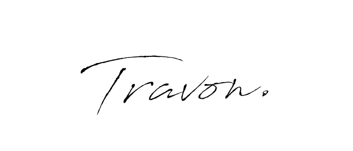 Also You can easily find your signature by using the search form. We will create Travon. name handwritten signature images for you free of cost using Antro_Vectra sign style. Travon. signature style 6 images and pictures png