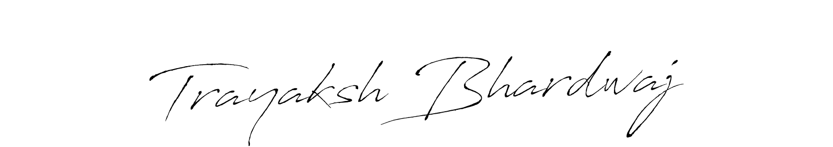 Trayaksh Bhardwaj stylish signature style. Best Handwritten Sign (Antro_Vectra) for my name. Handwritten Signature Collection Ideas for my name Trayaksh Bhardwaj. Trayaksh Bhardwaj signature style 6 images and pictures png