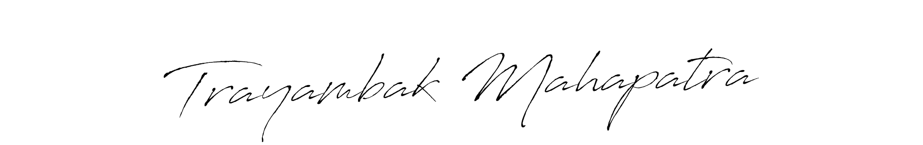 You should practise on your own different ways (Antro_Vectra) to write your name (Trayambak Mahapatra) in signature. don't let someone else do it for you. Trayambak Mahapatra signature style 6 images and pictures png
