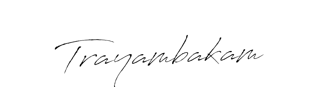 Use a signature maker to create a handwritten signature online. With this signature software, you can design (Antro_Vectra) your own signature for name Trayambakam. Trayambakam signature style 6 images and pictures png