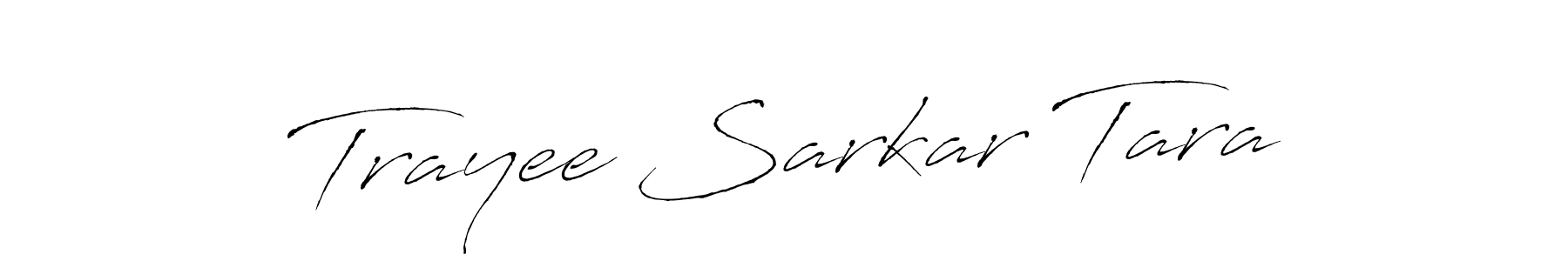 It looks lik you need a new signature style for name Trayee Sarkar Tara. Design unique handwritten (Antro_Vectra) signature with our free signature maker in just a few clicks. Trayee Sarkar Tara signature style 6 images and pictures png