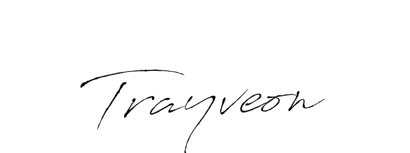 How to make Trayveon name signature. Use Antro_Vectra style for creating short signs online. This is the latest handwritten sign. Trayveon signature style 6 images and pictures png