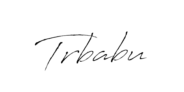 The best way (Antro_Vectra) to make a short signature is to pick only two or three words in your name. The name Trbabu include a total of six letters. For converting this name. Trbabu signature style 6 images and pictures png