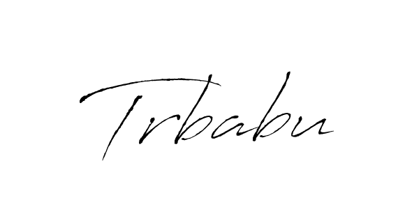 if you are searching for the best signature style for your name Trbabu. so please give up your signature search. here we have designed multiple signature styles  using Antro_Vectra. Trbabu signature style 6 images and pictures png