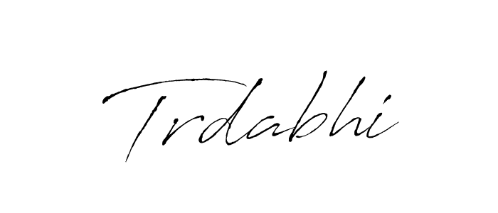 Also we have Trdabhi name is the best signature style. Create professional handwritten signature collection using Antro_Vectra autograph style. Trdabhi signature style 6 images and pictures png
