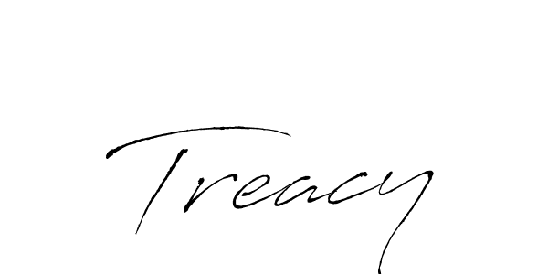 Design your own signature with our free online signature maker. With this signature software, you can create a handwritten (Antro_Vectra) signature for name Treacy. Treacy signature style 6 images and pictures png