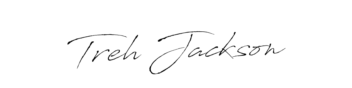 Use a signature maker to create a handwritten signature online. With this signature software, you can design (Antro_Vectra) your own signature for name Treh Jackson. Treh Jackson signature style 6 images and pictures png