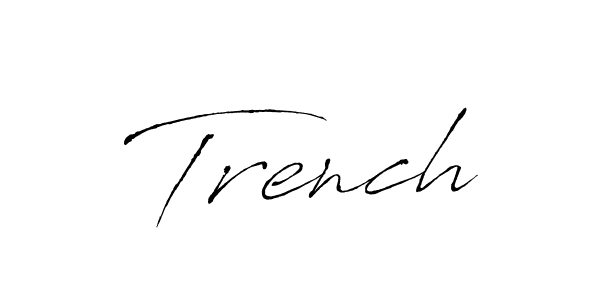 Once you've used our free online signature maker to create your best signature Antro_Vectra style, it's time to enjoy all of the benefits that Trench name signing documents. Trench signature style 6 images and pictures png
