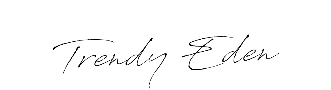 How to Draw Trendy Eden signature style? Antro_Vectra is a latest design signature styles for name Trendy Eden. Trendy Eden signature style 6 images and pictures png