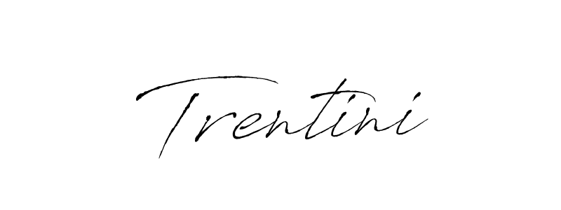 Make a beautiful signature design for name Trentini. With this signature (Antro_Vectra) style, you can create a handwritten signature for free. Trentini signature style 6 images and pictures png