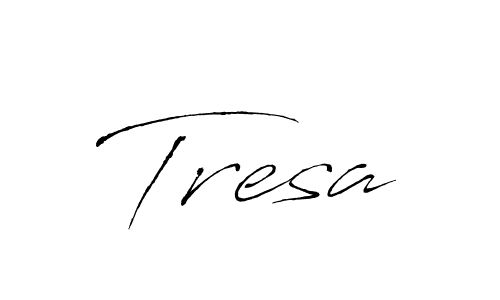 Make a beautiful signature design for name Tresa. With this signature (Antro_Vectra) style, you can create a handwritten signature for free. Tresa signature style 6 images and pictures png