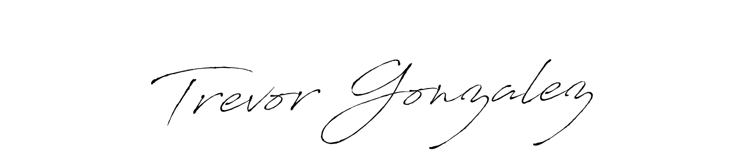 Also You can easily find your signature by using the search form. We will create Trevor Gonzalez name handwritten signature images for you free of cost using Antro_Vectra sign style. Trevor Gonzalez signature style 6 images and pictures png