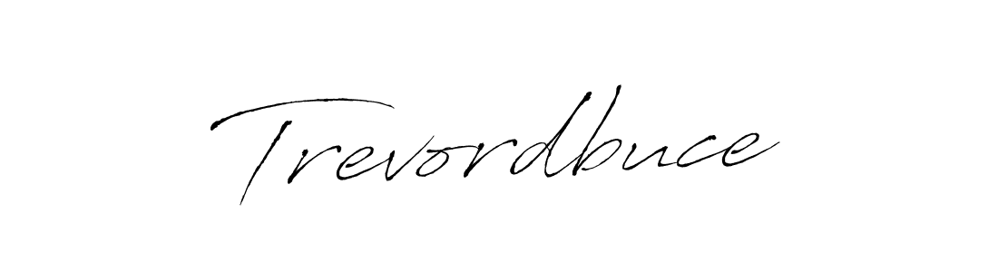 How to make Trevordbuce name signature. Use Antro_Vectra style for creating short signs online. This is the latest handwritten sign. Trevordbuce signature style 6 images and pictures png