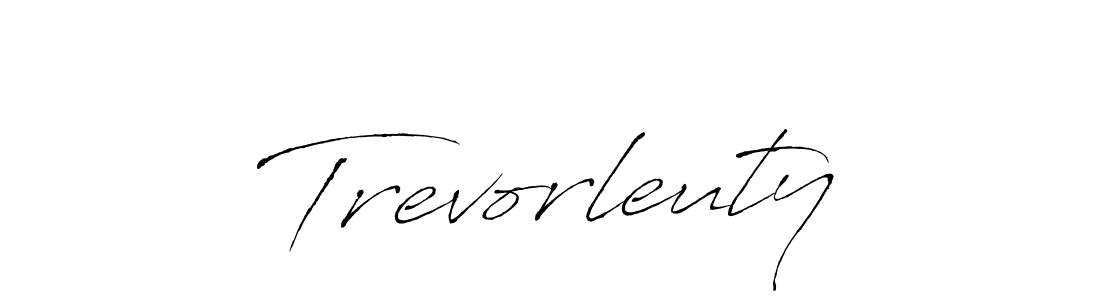 You should practise on your own different ways (Antro_Vectra) to write your name (Trevorleuty) in signature. don't let someone else do it for you. Trevorleuty signature style 6 images and pictures png