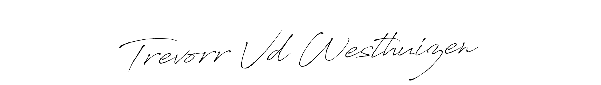 Make a short Trevorr Vd Westhuizen signature style. Manage your documents anywhere anytime using Antro_Vectra. Create and add eSignatures, submit forms, share and send files easily. Trevorr Vd Westhuizen signature style 6 images and pictures png