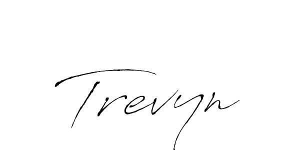 Design your own signature with our free online signature maker. With this signature software, you can create a handwritten (Antro_Vectra) signature for name Trevyn. Trevyn signature style 6 images and pictures png