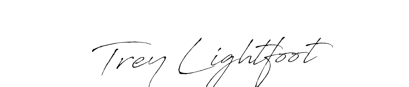 Make a beautiful signature design for name Trey Lightfoot. With this signature (Antro_Vectra) style, you can create a handwritten signature for free. Trey Lightfoot signature style 6 images and pictures png