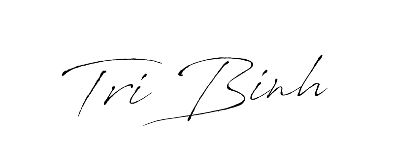 Use a signature maker to create a handwritten signature online. With this signature software, you can design (Antro_Vectra) your own signature for name Tri Binh. Tri Binh signature style 6 images and pictures png