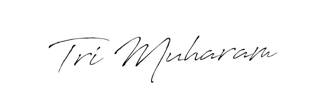 It looks lik you need a new signature style for name Tri Muharam. Design unique handwritten (Antro_Vectra) signature with our free signature maker in just a few clicks. Tri Muharam signature style 6 images and pictures png