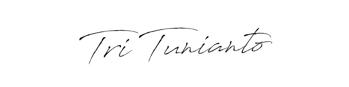 Make a short Tri Tunianto signature style. Manage your documents anywhere anytime using Antro_Vectra. Create and add eSignatures, submit forms, share and send files easily. Tri Tunianto signature style 6 images and pictures png