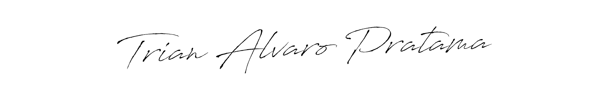 Make a beautiful signature design for name Trian Alvaro Pratama. Use this online signature maker to create a handwritten signature for free. Trian Alvaro Pratama signature style 6 images and pictures png