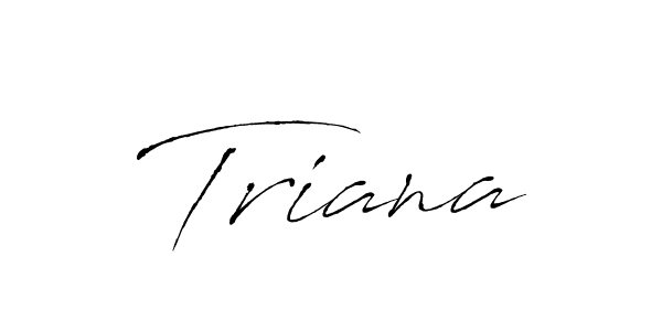 Antro_Vectra is a professional signature style that is perfect for those who want to add a touch of class to their signature. It is also a great choice for those who want to make their signature more unique. Get Triana name to fancy signature for free. Triana signature style 6 images and pictures png