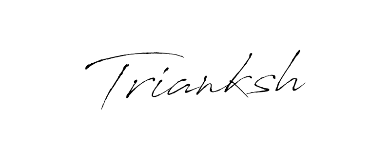 How to Draw Trianksh signature style? Antro_Vectra is a latest design signature styles for name Trianksh. Trianksh signature style 6 images and pictures png