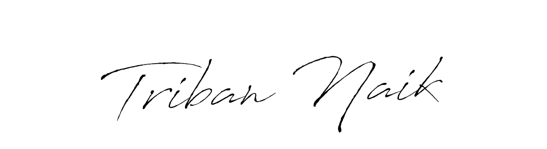 Make a beautiful signature design for name Triban Naik. Use this online signature maker to create a handwritten signature for free. Triban Naik signature style 6 images and pictures png