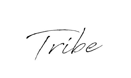 Design your own signature with our free online signature maker. With this signature software, you can create a handwritten (Antro_Vectra) signature for name Tribe. Tribe signature style 6 images and pictures png