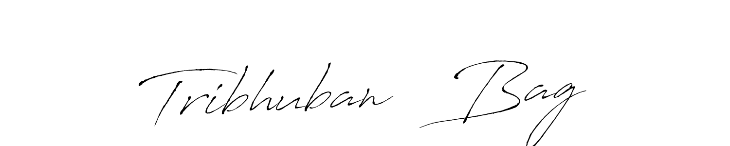 Use a signature maker to create a handwritten signature online. With this signature software, you can design (Antro_Vectra) your own signature for name Tribhuban   Bag. Tribhuban   Bag signature style 6 images and pictures png