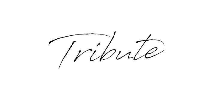 Create a beautiful signature design for name Tribute. With this signature (Antro_Vectra) fonts, you can make a handwritten signature for free. Tribute signature style 6 images and pictures png