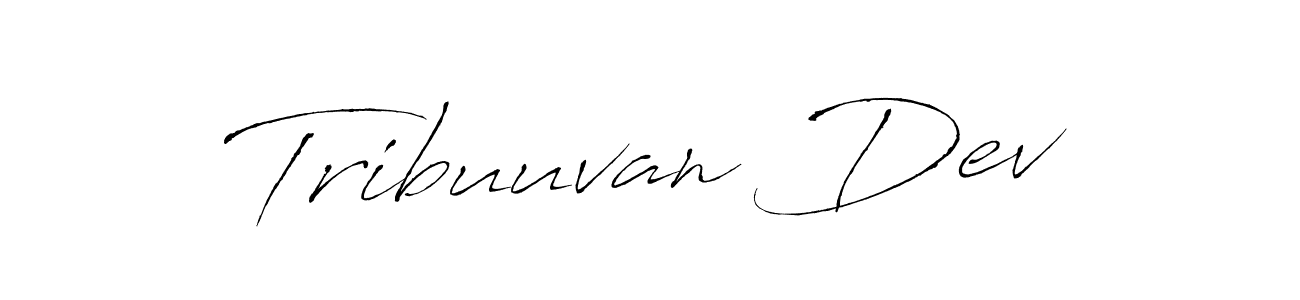 Use a signature maker to create a handwritten signature online. With this signature software, you can design (Antro_Vectra) your own signature for name Tribuuvan Dev. Tribuuvan Dev signature style 6 images and pictures png