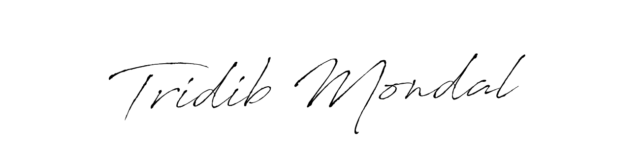 Create a beautiful signature design for name Tridib Mondal. With this signature (Antro_Vectra) fonts, you can make a handwritten signature for free. Tridib Mondal signature style 6 images and pictures png