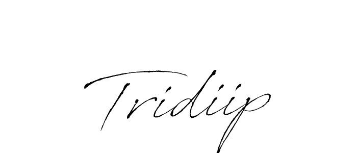 Create a beautiful signature design for name Tridiip. With this signature (Antro_Vectra) fonts, you can make a handwritten signature for free. Tridiip signature style 6 images and pictures png