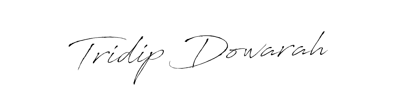 How to make Tridip Dowarah name signature. Use Antro_Vectra style for creating short signs online. This is the latest handwritten sign. Tridip Dowarah signature style 6 images and pictures png