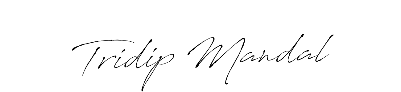 How to make Tridip Mandal name signature. Use Antro_Vectra style for creating short signs online. This is the latest handwritten sign. Tridip Mandal signature style 6 images and pictures png