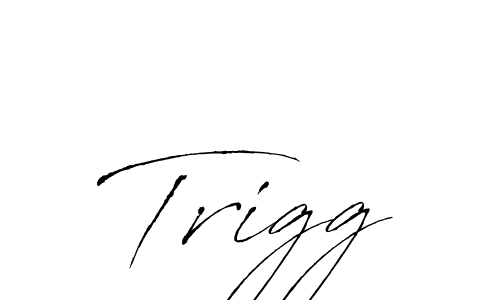Use a signature maker to create a handwritten signature online. With this signature software, you can design (Antro_Vectra) your own signature for name Trigg. Trigg signature style 6 images and pictures png