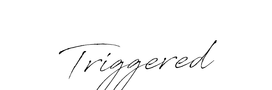 How to Draw Triggered signature style? Antro_Vectra is a latest design signature styles for name Triggered. Triggered signature style 6 images and pictures png